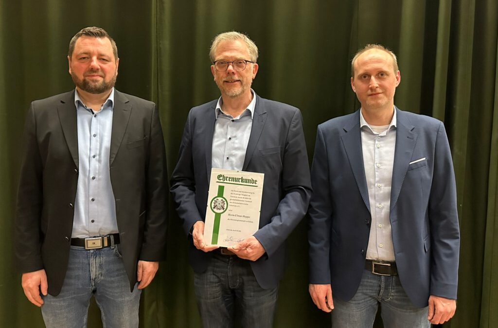 Ehrenmitglied Elmar Hoppe